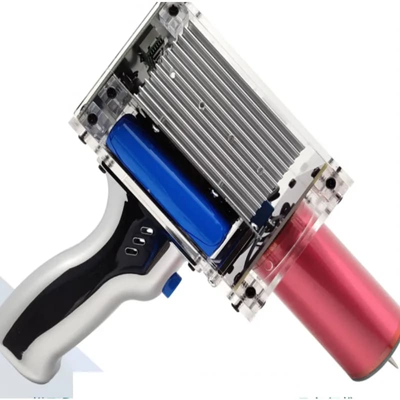 6A Tesla Coil Gun Portable Handheld Tesla Coil High Voltage Generator Artificial Lightning Tesla Coil