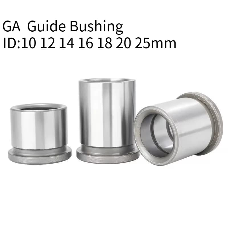 5PCS GA Shoulder Guide Bushing ID10-25 Leader Pin Bushing Guide Sleeve Die Set Bushing for Mold Positioning Accessories