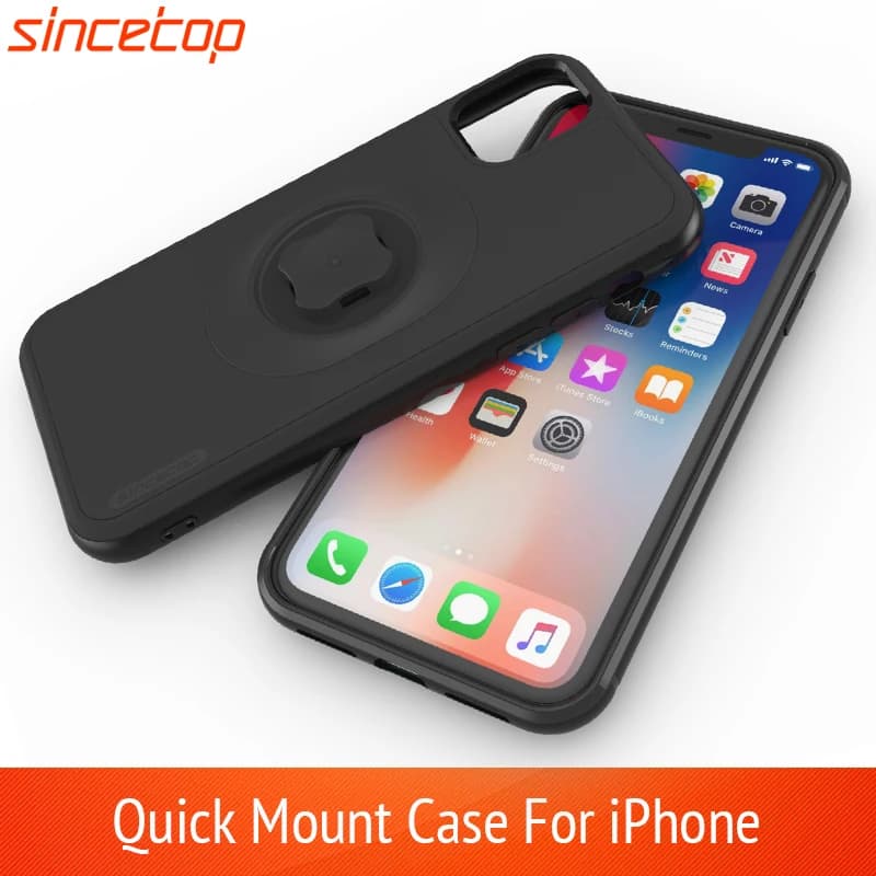 Shockproof Case With Quick Mount Adapter For iPhone 17 16 15 14 13 12 11 Pro Max Xr 8 for sincetop Series C All Mounts