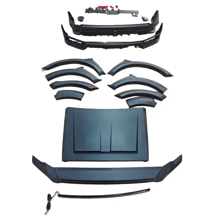 Forged Carbon Front Lip Side Skirt Extended Rear Diffuser Rear Spoiler Wheelhouse for Great Wall Wey Tank 500