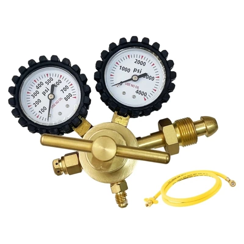 L8RC Professional Tool Double Pressure Gauges 0-600/800PSI For Easy Leak Detection