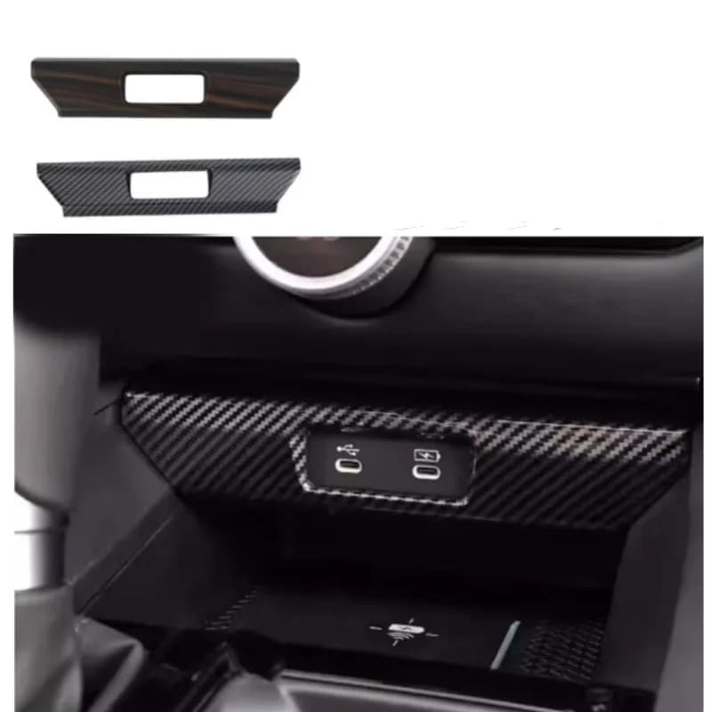 ABS Plastic Car Center USB Socket Panel Trim Cover Decoration Frame Auto Interior Accessories For Honda Accord 11th 2023 2024