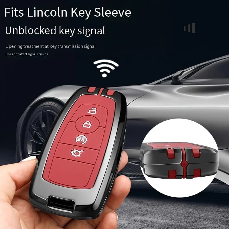 For 26 Lincoln Nautilus 24/25 Z Pilot Explorer Metal Key Fob Cover Shell With Buckle Car Styling Parts