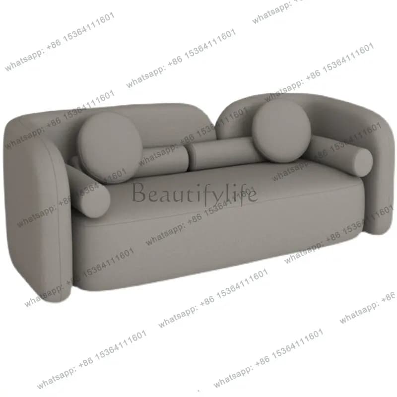 Factory Direct Sales Nordic Minimalist Clothing Store Reception Sofa Modern Luxury Nail Salon Lounge Office Sofa Business Office