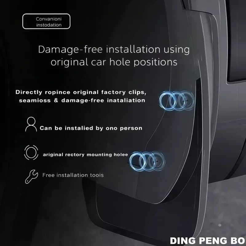 For MGS9 PHEV Accessories MG RX9 Moskvitch M90 2024 2025 2026 Car Mud Flaps Wheels Mudguards Car Mud Guard Mudflaps Accessories