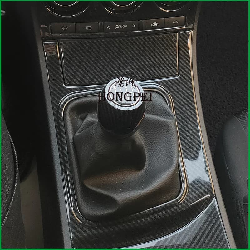 Car Styling For Mazda 3 2010-2012 Left Hand Drive AC CD Control Gear Panel Water Cup Holder Cover Trim Auto Parts Accessories