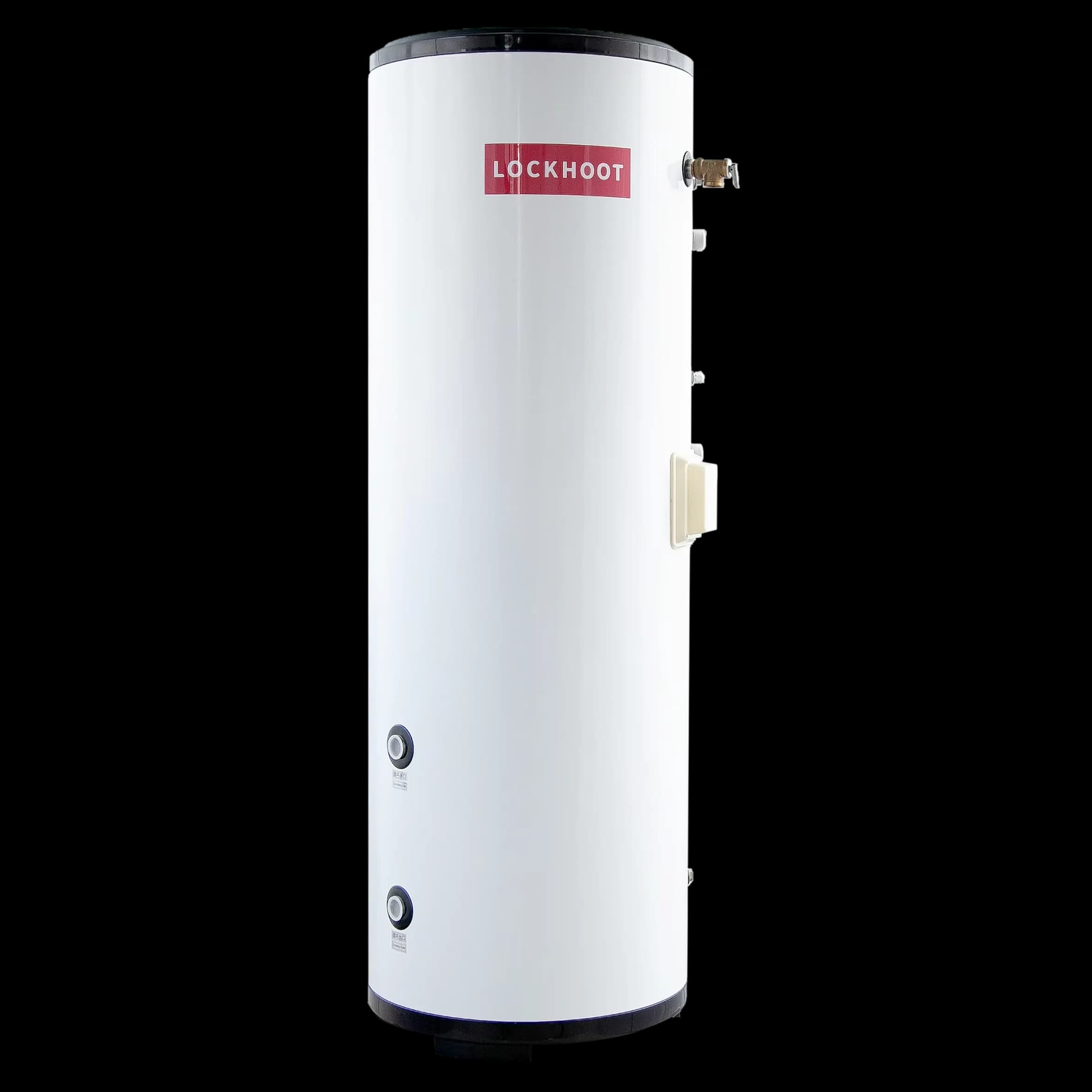 Gold Seller 200L 2 in 1 dual source solar electric DHW household hot water buffer tank heating coil built-in household heat pump