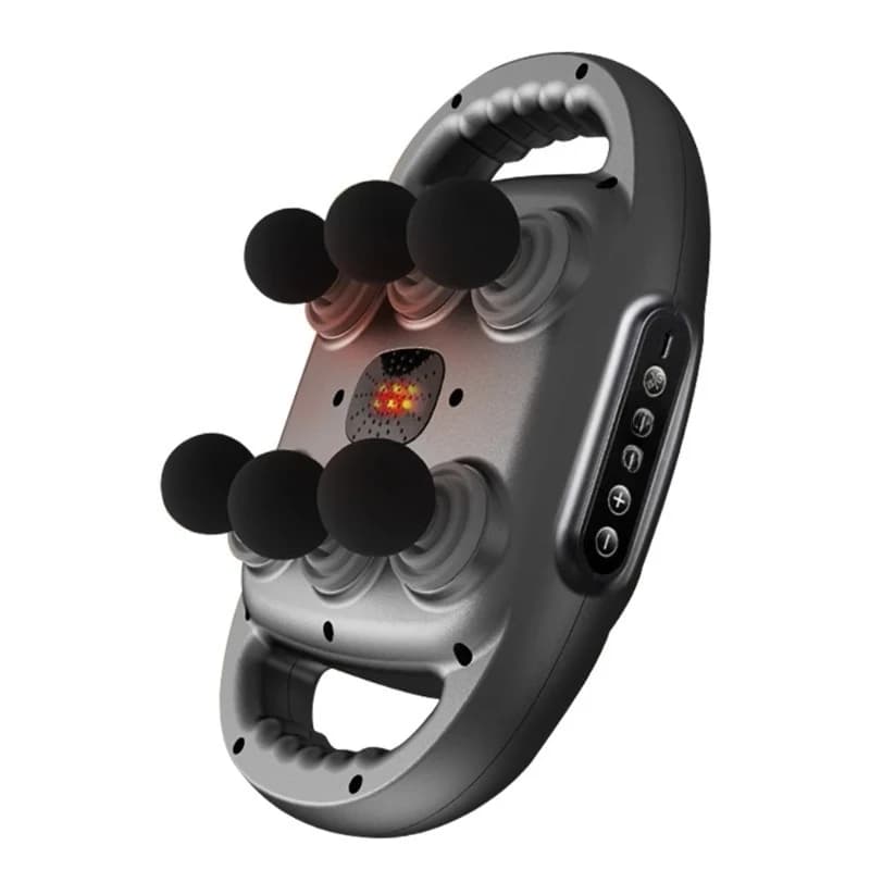 Gun Muscle Massager Gun High Frequency Back Waist Massage Machine Six-head Body Shoulder Professional Fascia Massage Gun