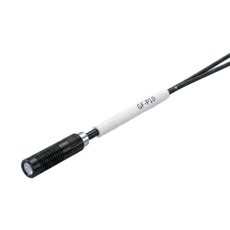 Small Spot Industrial Fiber Optic Sensor GF-P10 Diffuse Reflection Photoelectric Switch High Precision Compact Size