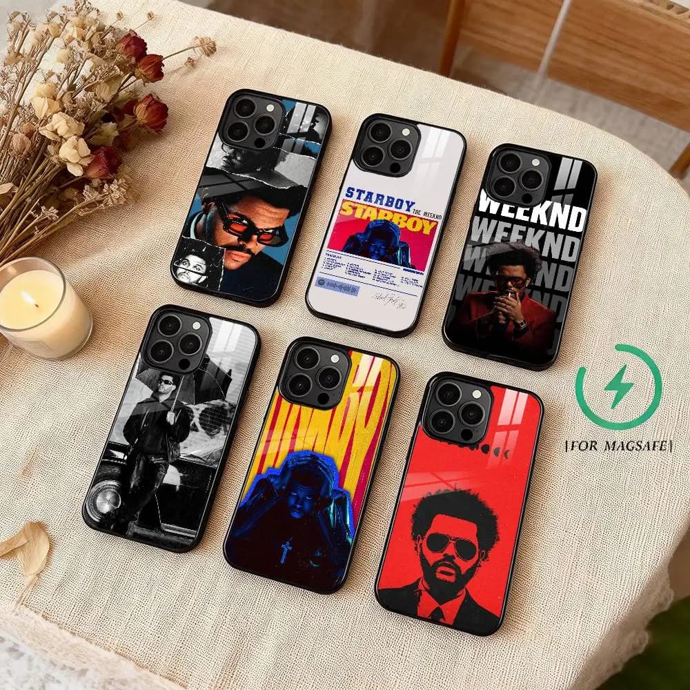 Singer The Weeknd  Phone Case For iPhone 17 16 15 14 13 12 Pro Max Plus for Magsafe Wireless Magnetic Cover