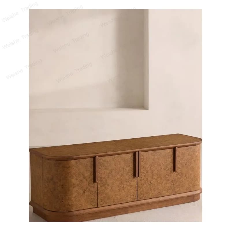 TV cabinet medieval tea cabinet art side long cabinet retro home
