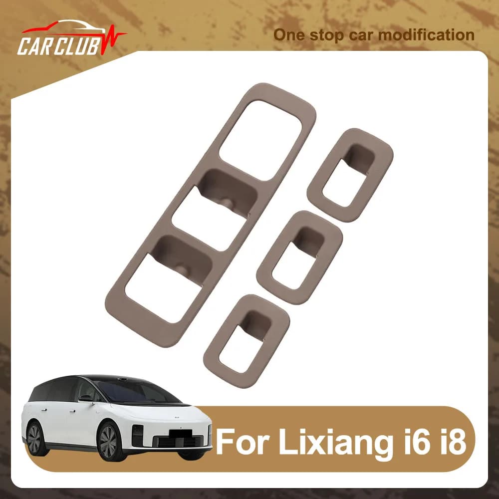 Silicone Pad For Door Buttons Automotive Modification Parts For Li Lixiang i6 i8 Protective Sticker For Window Lifting Switch