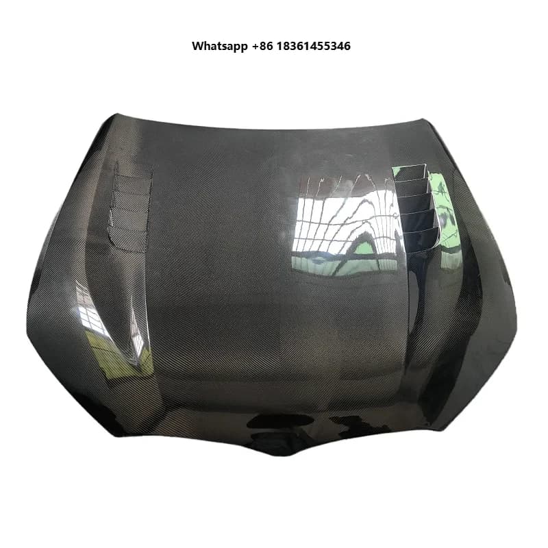 A-style High-quality Genuine Carbon Fiber Double-sided Carbon Fiber Engine Hood