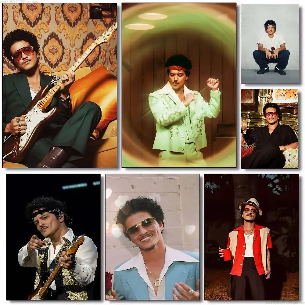 I Just Might B-Bruno Mars Classic Poster Wall art print art suitable for living room bedroom bar parlor home decoration gift