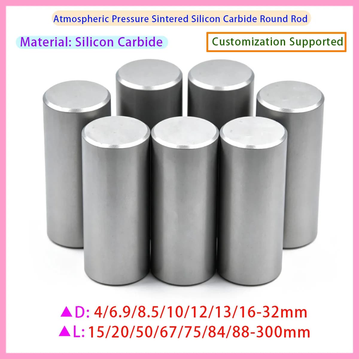 High Hardness Pressureless Sintered Silicon Carbide, Ballistic Armor Sheet, Furnace Sagger, Corrosion Resistant Mechanical Seal
