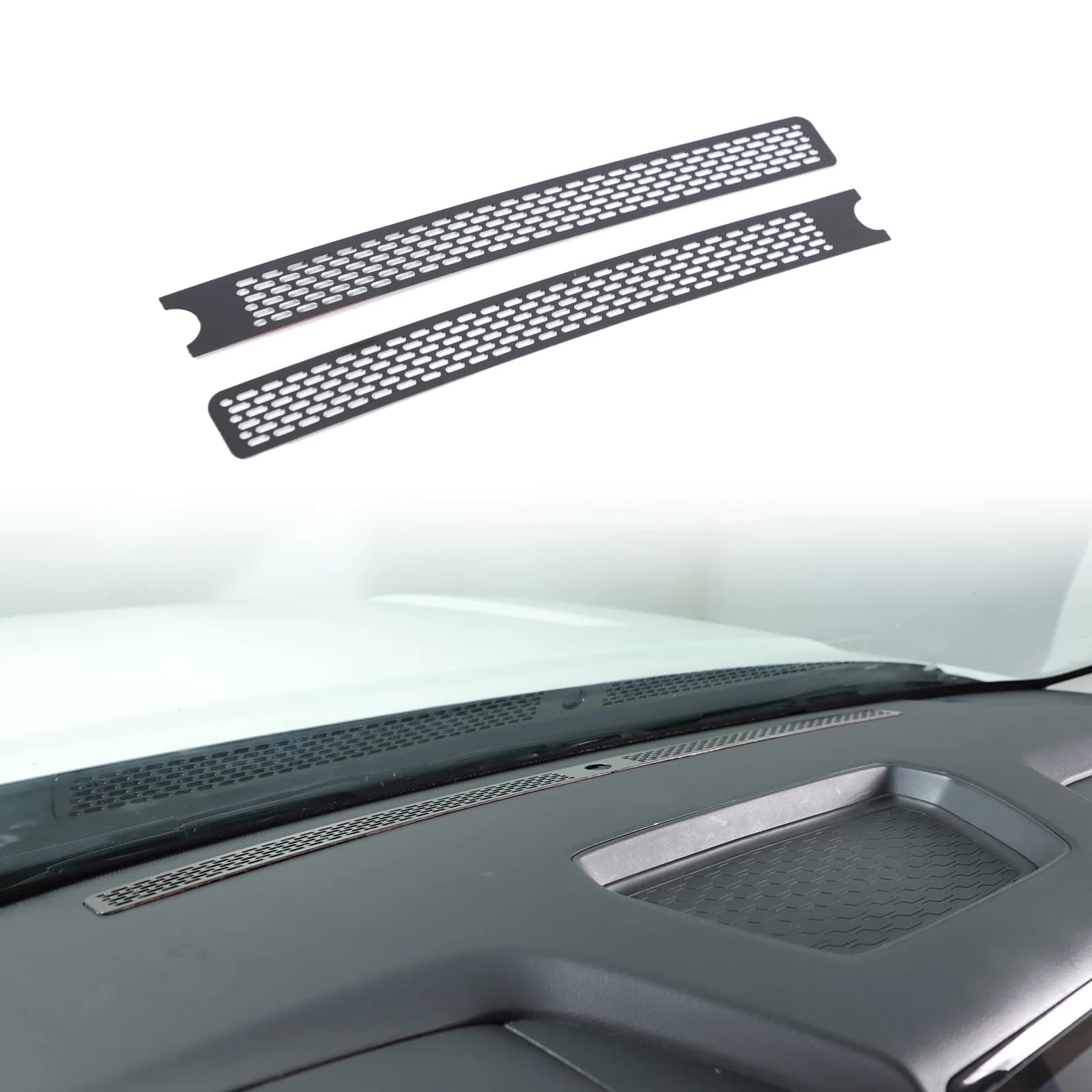 Stainless Steel  Dashboard Vent Blockage Prevention Mesh Cover for Nissan Frontier 2022-2024 Automotive Interior Accessories