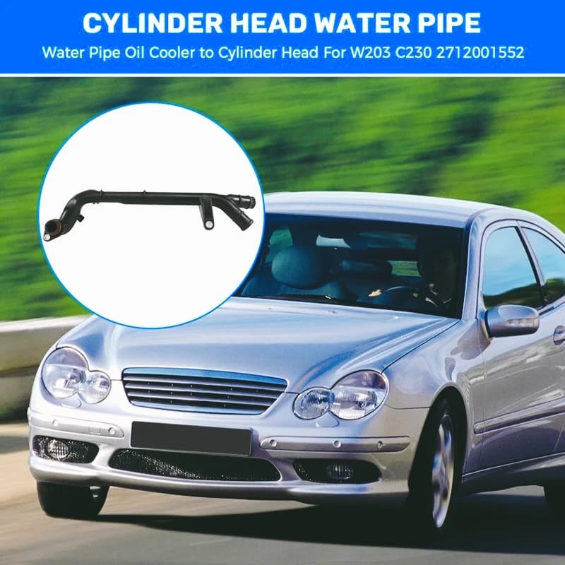 Enfriador  aceite  tubería  agua a culata para Merces-Benz W203 C230 2712001552 -A67F