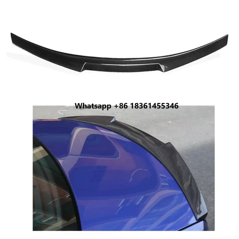 For  3 Series 2006-2013 Premium M4 Style Trunk Spoiler Wing Carbon Fiber Rear Spoiler for E92 E92 M3