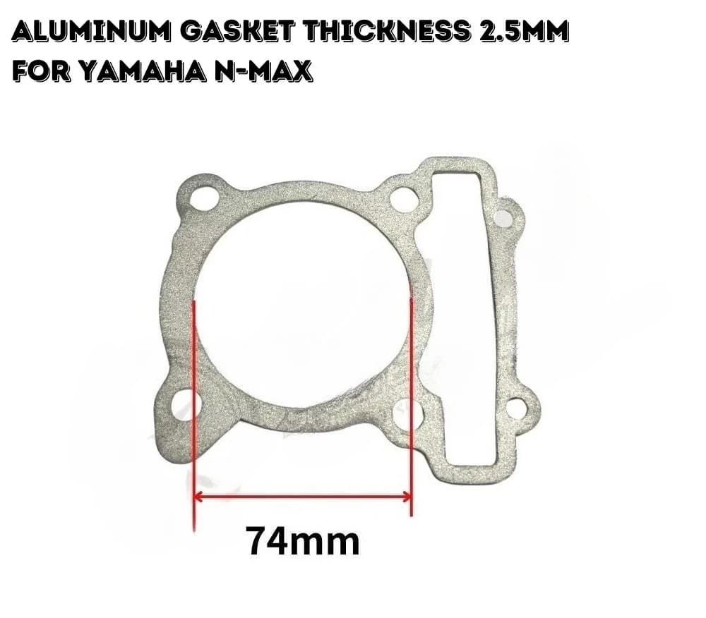 Motorcycle Aluminums Thicknesss 2.5mm Cylinder Gaskets