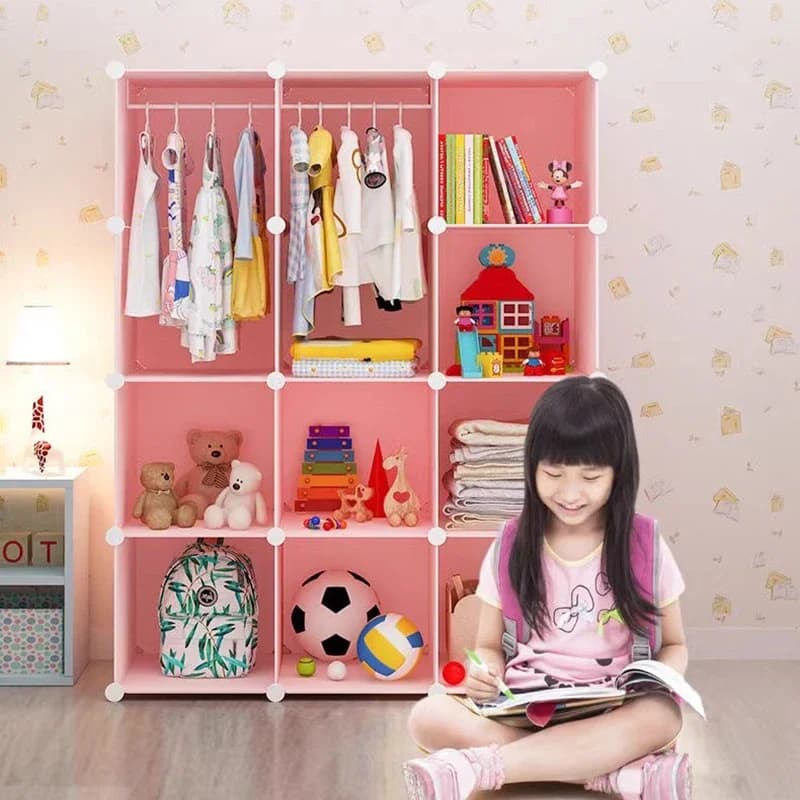 Cupboard Cheap Wardrobe Nordic Modern Minimalist Simple Wardrobe Drawers Mini Display Plastic Muebles Lounge Suite Furniture