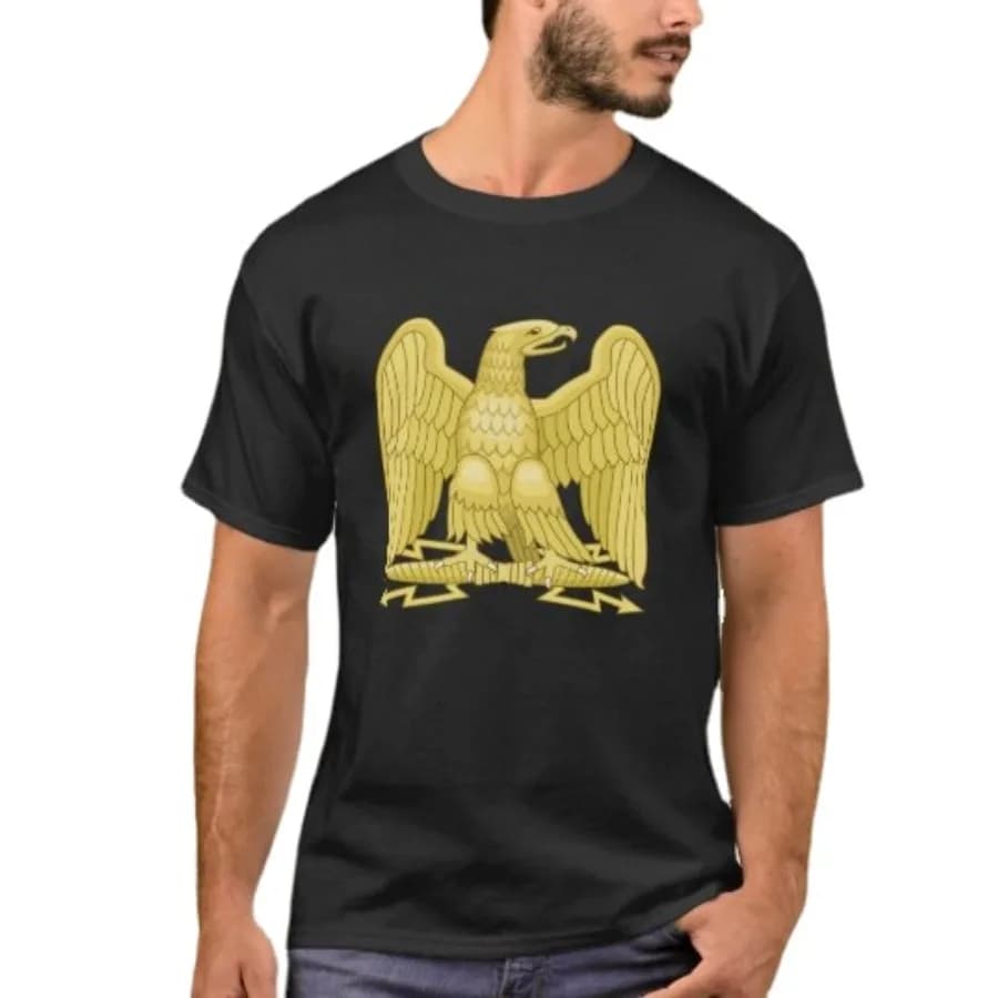 Eagle Emblem of Napoleon Bonaparte T-Shirt. Summer Cotton O-Neck Short Sleeve Mens T Shirt New S-3XL