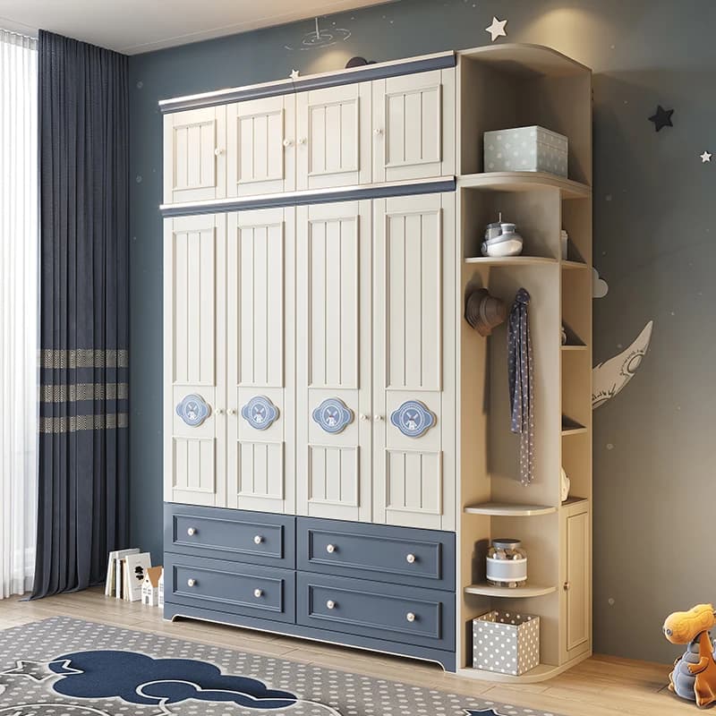 Luxury Large Wardrobes Nordic Modern Long Sliding White Wardrobes Storage Adult Wooden Armadio Guardaroba Bedroom Furniture
