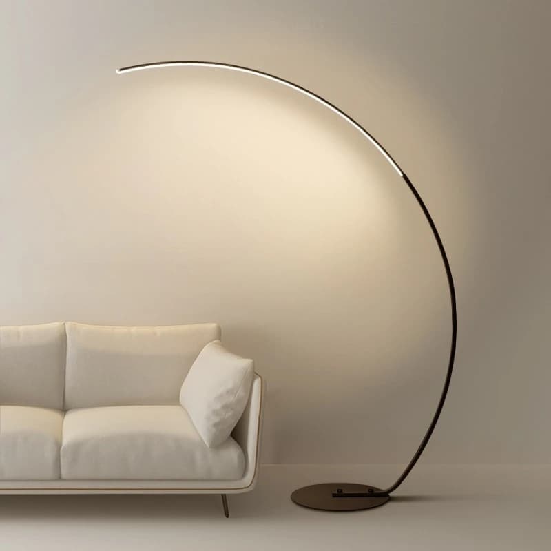 Floor lamp sofa corner Nordic minimalist bedroom ins atmosphere fishing lamp