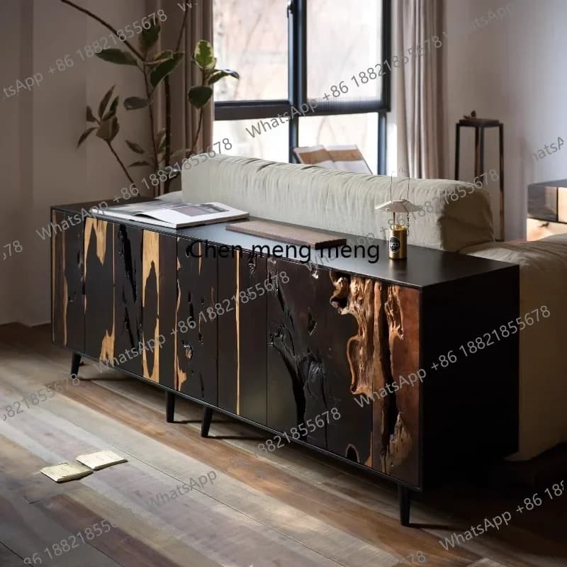 F150Display Locker Teacup Rack Display Bogu Rack Solid Wood Modern Simple Chinese Style
