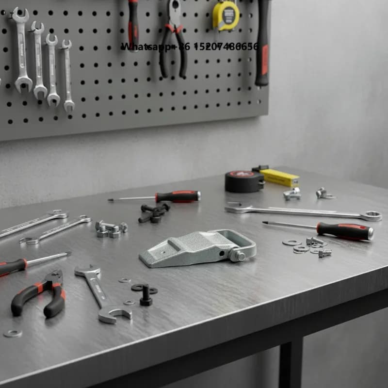 Standard Truck Door Hinge Pin Kit Reinforced Forged Steel Container Hinge for Heavy-Duty Container Door Repair