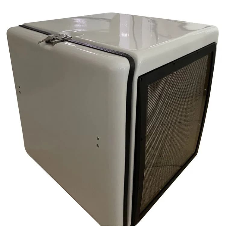 3 sides with P4 advertising screen rider equipment delivery box, takeaway incubator delivery box