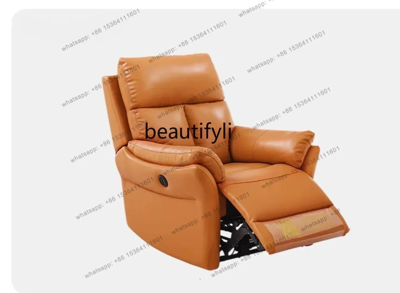Leather Functional Sofa Electric Chair Modern Minimalist Lazy Bone Chair Minimalist Leisure Chair