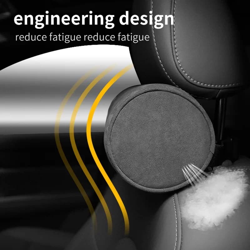 For Alfa Romeo Giulia Stelvio 4C Giulietta Tonale Car Headrest Neck Pillow Round Headrest High-end Car Interior Car Accessories