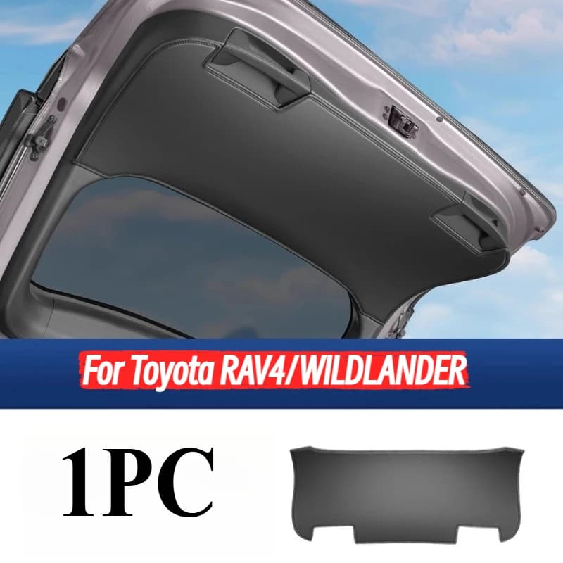 For   Toyota RAV4/WILDLANDER Leather-Finish Tailgate Protector Set - Cargo Area Guards + Anti-Slip Mat Interior Accessories