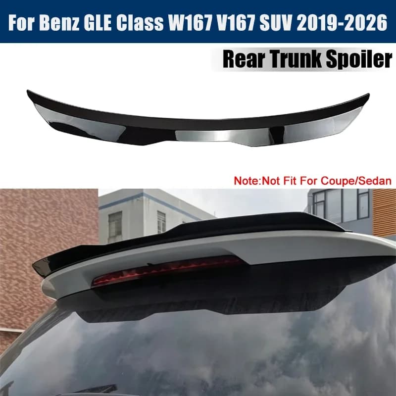 Rear Trunk Spoiler Roof Wing Racing Sport Splitter Exterior Part For Mercedes Benz GLE Class W167 V167 SUV 2019-2026 2020 2021