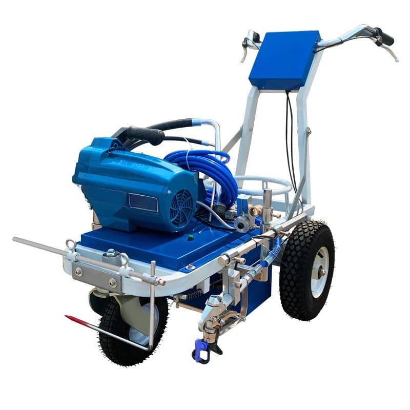 Highway marking spray truck, parking space line drawing hand-pushed road marking truck