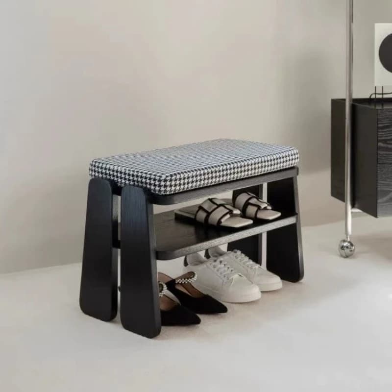 Home entrance low stool minimalist shoe stool bench bench ultra narrow