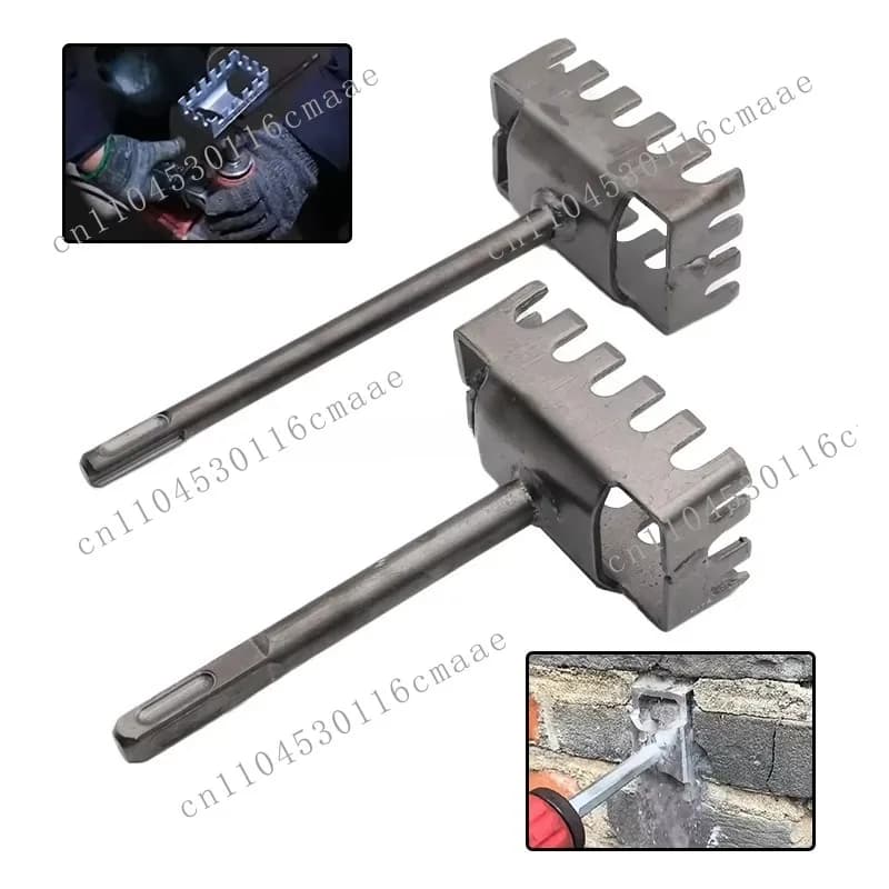 Square Hole Open Wall Space Drill Electric Hammer Handle Hydraulic Electrician Slot Socket Installation Power Tool Accessory