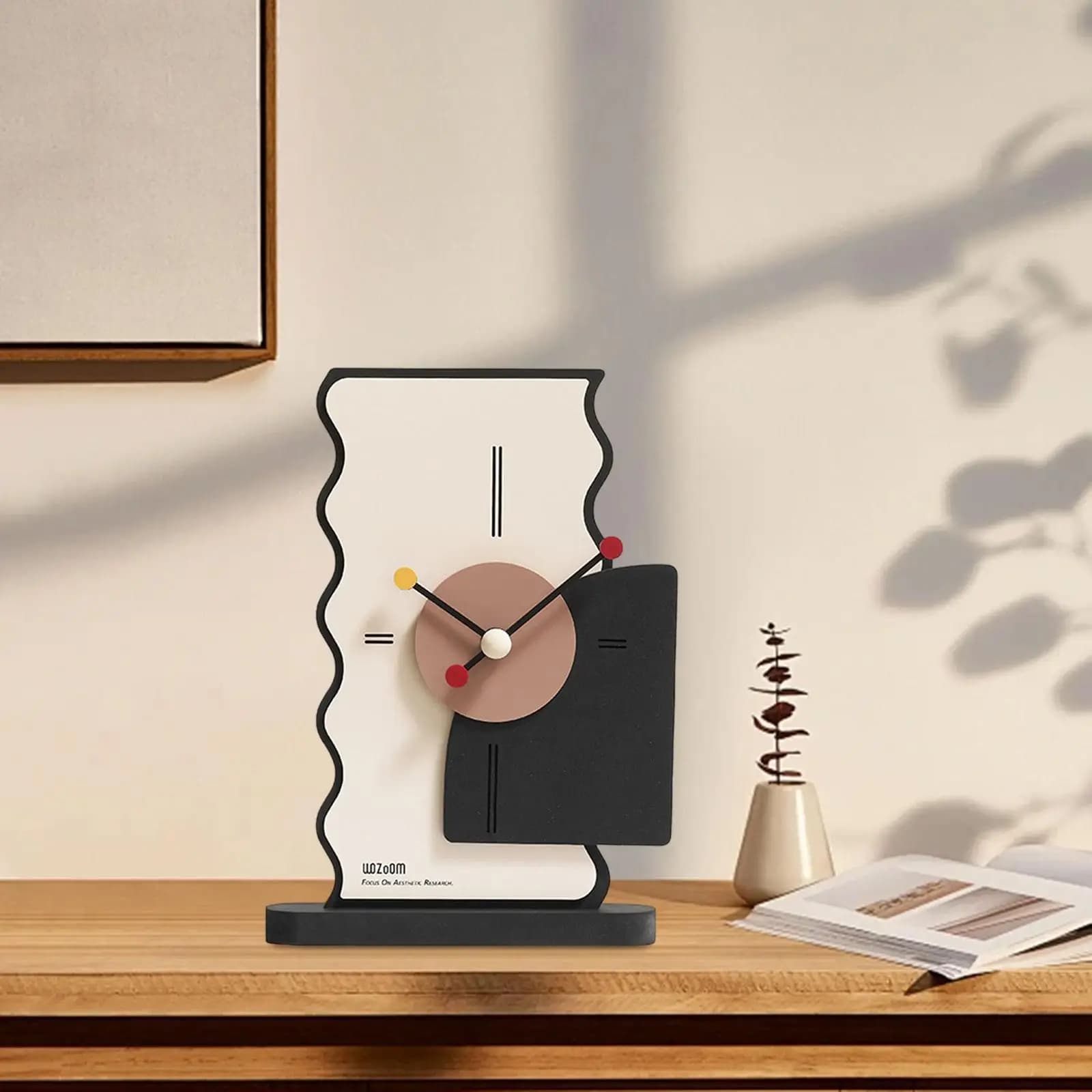 Modern Table Clock Elegant Simply Design Table Clock for Office Study Indoor