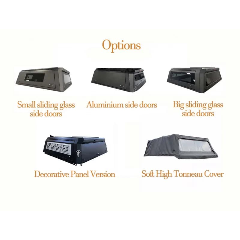 Multifunctional Aluminum Pickup Truck Tonneau Canopy Cover Universal Truck Exterior Modification Accessories