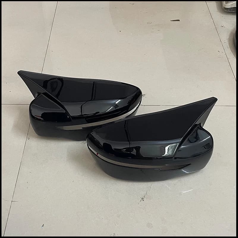 Car Styling For Nissan Murano 2015-2021 Rearview Mirror Cover Caps With Horn Decorative Frame Trim Auto Parts Accessories