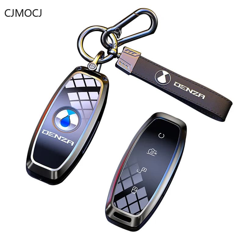 Premium Zinc Alloy Key Cover Case for Denza D9 / N7 / N8 (2024) - Protective Key Fob Shell Keychain