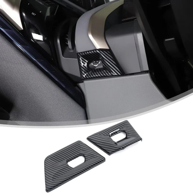 2PCS For 2025 BMW X3 G45 Left-handed peptide Side Air Vent Adjustment Frame decorative trim  ABS Car Accessories