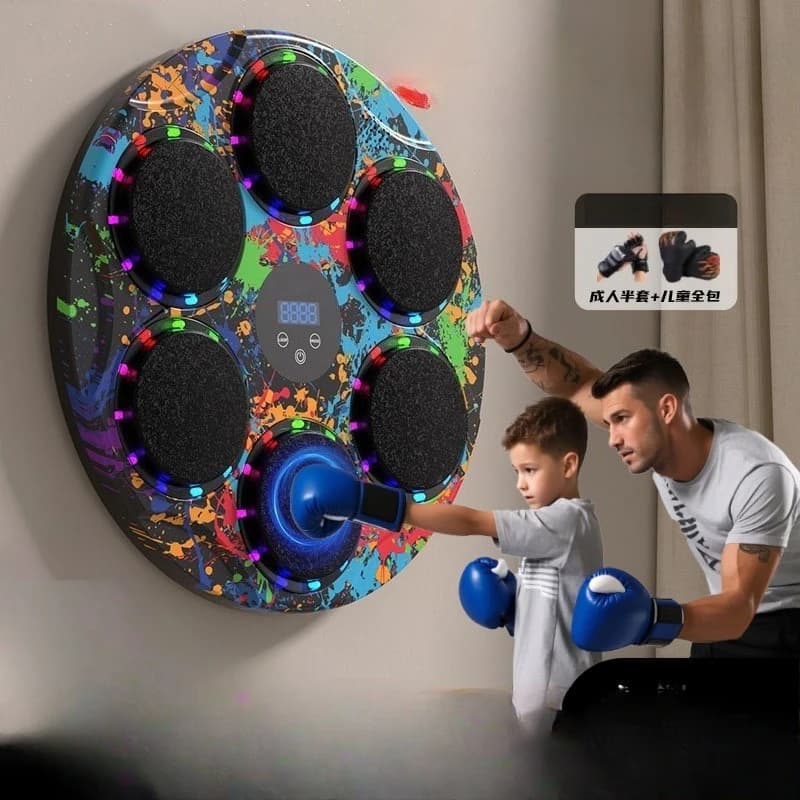 Smart Music Boxing Machine Wall Target Home Fitness Equipment Children Adult Training