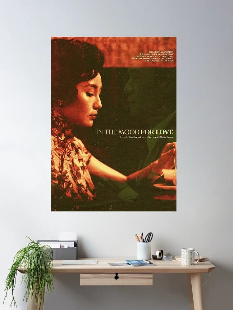 In The Mood For Love Movie,Art Picture Print Silk Poster Home Wall Decor