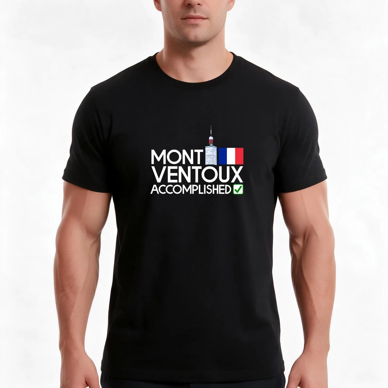 Mont Ventoux Cycling Tour France Bicycle T-Shirt, Summer Casual Cotton Tee, Oversized Streetwear Tops, Vintage Graphic Print