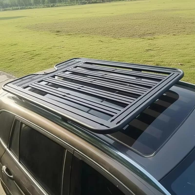 Guality Aluminum Car Roof Cargo Luggage Roof Rack Side Ladder Side Box for 4Runner 2010-2022