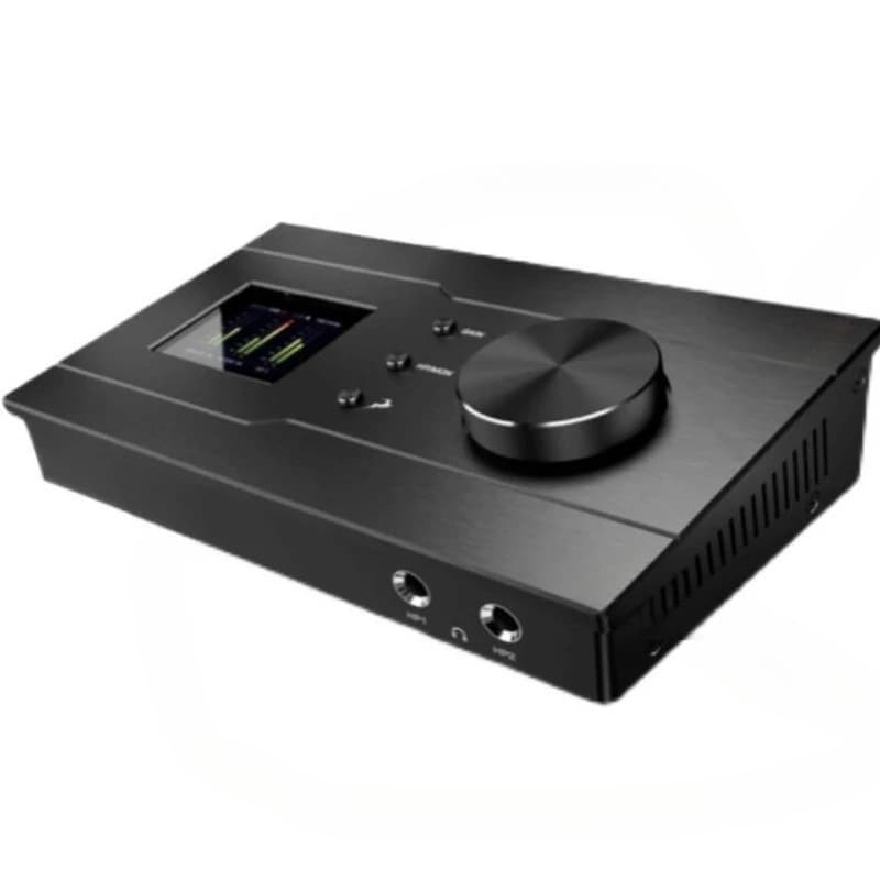 Portable external recording USB sound card audio interface mixing arrangement