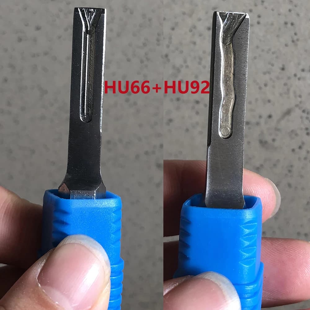 2PCS/SET Auto Locksmith Tools HU66 HU92 Car Strong Force Power Key FOR VW FOR BMW