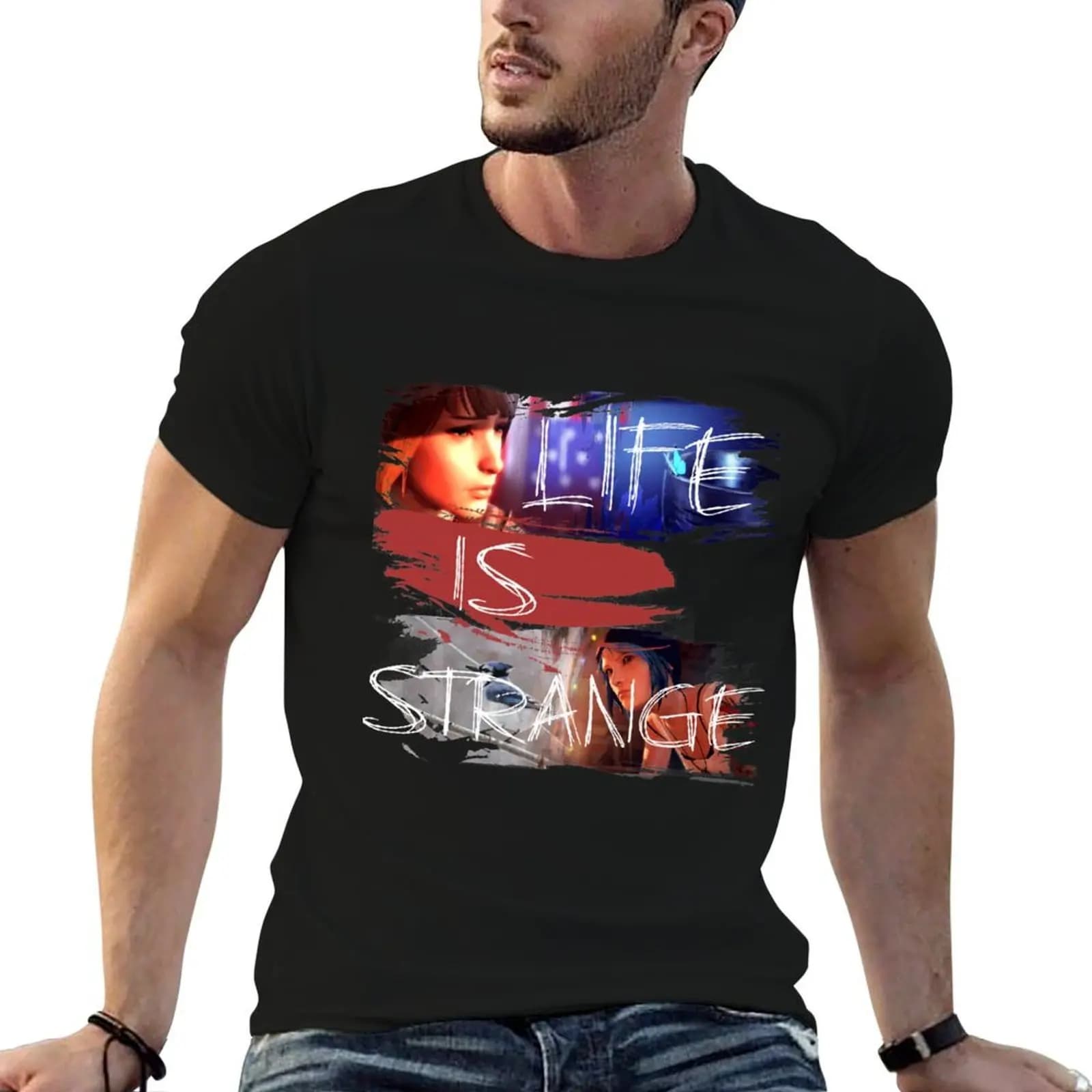 Strange-3 T-Shirt new edition luxury t-shirt Short sleeve tee men