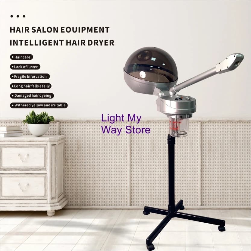 Beauty Salon Scalp Care Steamer 2 in 1 Mobile Steamer Oil Machine Home Use